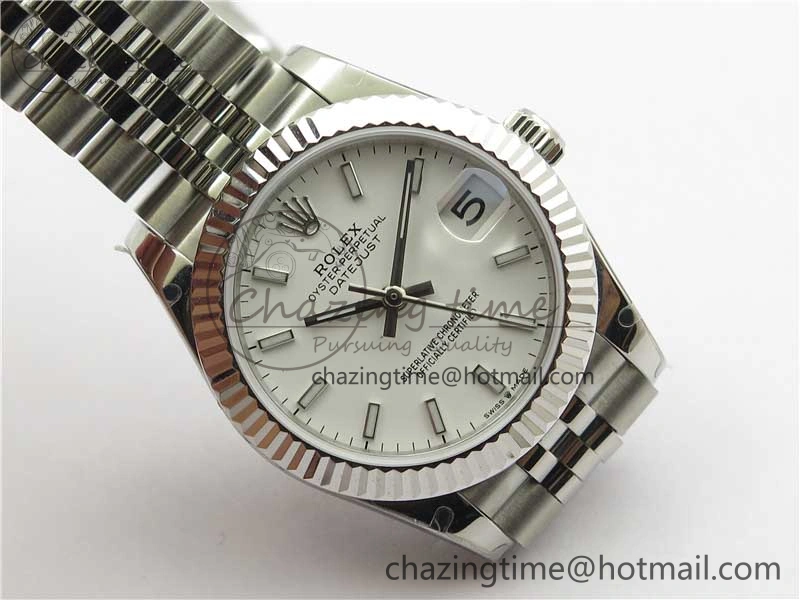 Datejust 31mm 278271 SS BP Maker Best Edition White Sticks Marker Dial on Jubilee Bracelet