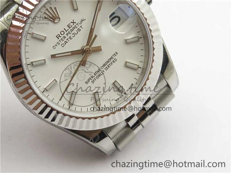 Datejust 31mm 278271 SS BP Maker Best Edition White Sticks Marker Dial on Jubilee Bracelet
