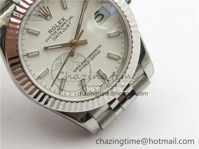 Datejust 31mm 278271 SS BP Maker Best Edition White Sticks Marker Dial on Jubilee Bracelet