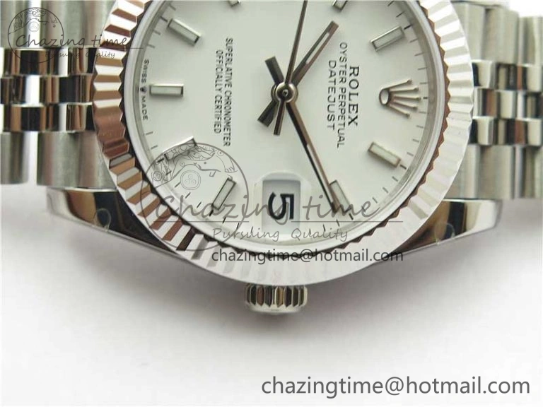 Datejust 31mm 278271 SS BP Maker Best Edition White Sticks Marker Dial on Jubilee Bracelet