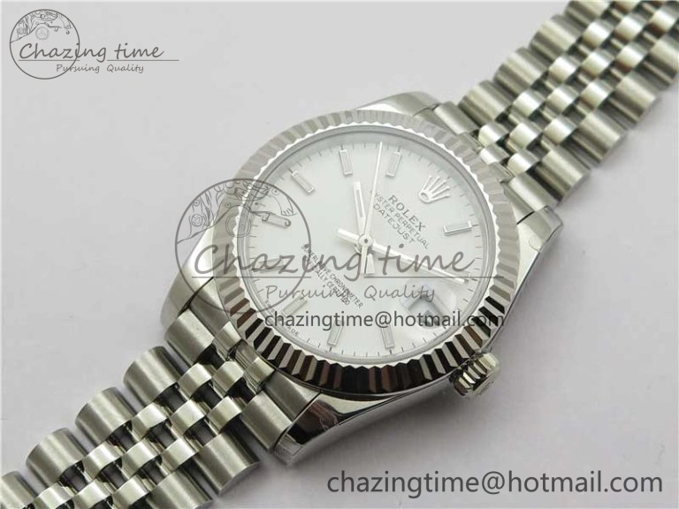 Datejust 31mm 278271 SS BP Maker Best Edition White Sticks Marker Dial on Jubilee Bracelet