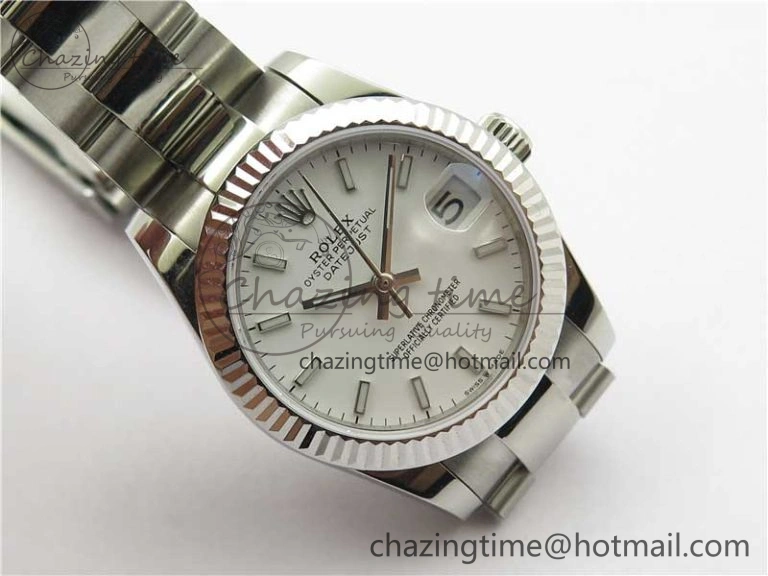 Datejust 31mm 278271 SS BP Maker Best Edition White Sticks Marker Dial on Oyster Bracelet