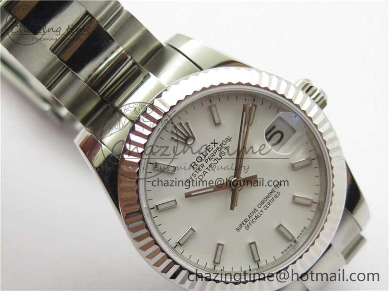 Datejust 31mm 278271 SS BP Maker Best Edition White Sticks Marker Dial on Oyster Bracelet