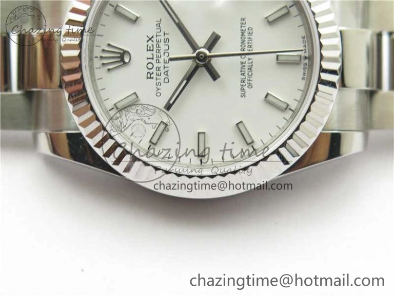 Datejust 31mm 278271 SS BP Maker Best Edition White Sticks Marker Dial on Oyster Bracelet