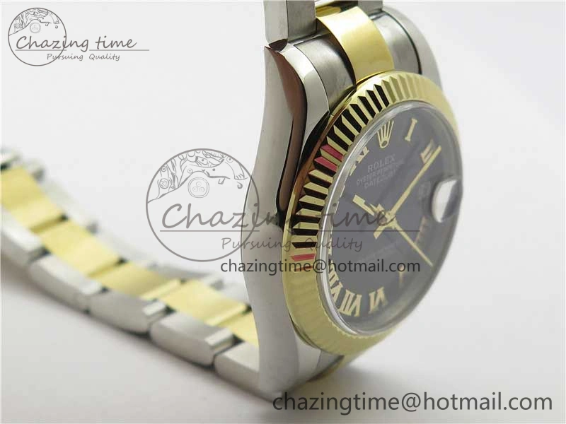 Datejust 31mm 278273 SS YG BP Maker Best Edition Black Roman Dial on SS YG Oyster Bracelet