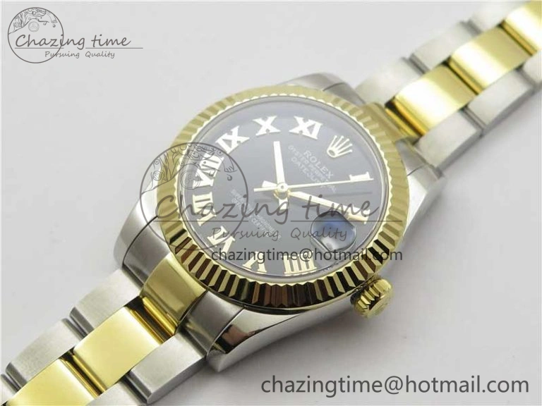 Datejust 31mm 278273 SS YG BP Maker Best Edition Black Roman Dial on SS YG Oyster Bracelet