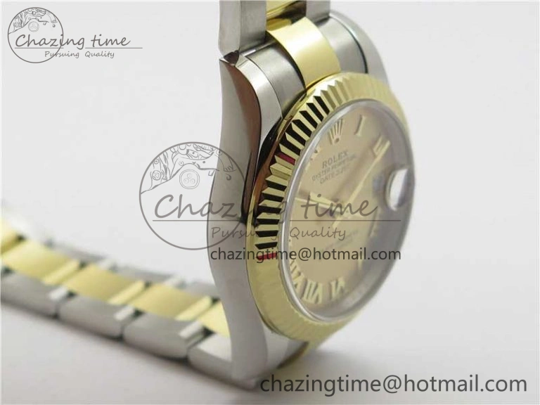 Datejust 31mm 278273 SS YG BP Maker Best Edition Gold Roman Dial on SS YG Oyster Bracelet