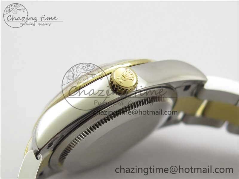 Datejust 31mm 278273 SS YG BP Maker Best Edition Gray MOP Diamonds Dial on SS YG Oyster Bracelet