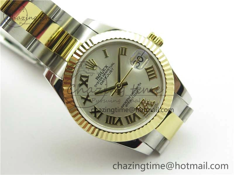Datejust 31mm 278273 SS YG BP Maker Best Edition Silver Roman Dial on SS YG Oyster Bracelet