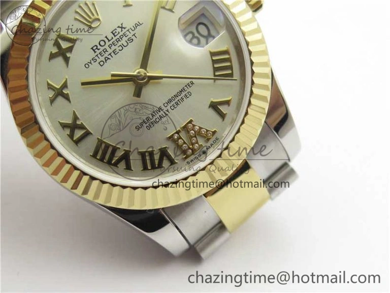 Datejust 31mm 278273 SS YG BP Maker Best Edition Silver Roman Dial on SS YG Oyster Bracelet