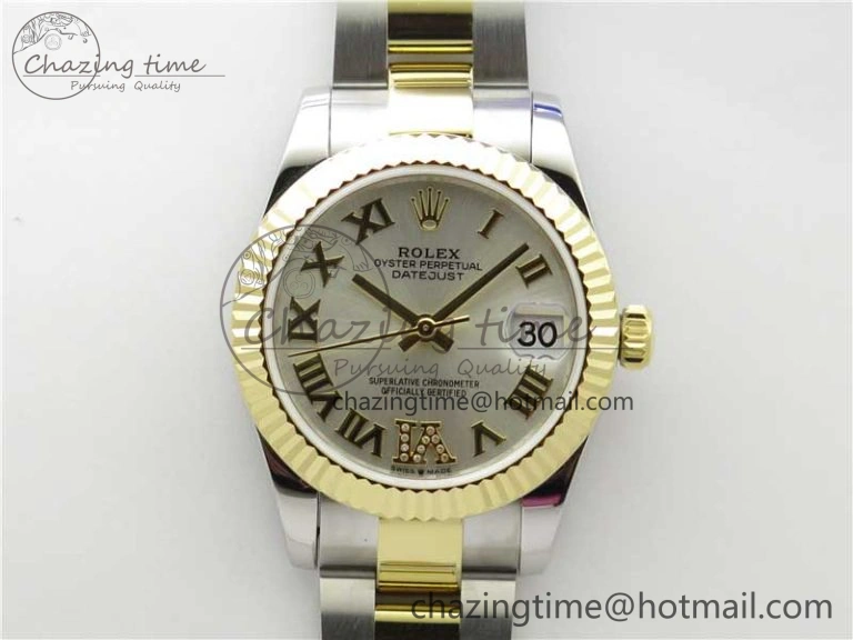 Datejust 31mm 278273 SS YG BP Maker Best Edition Silver Roman Dial on SS YG Oyster Bracelet