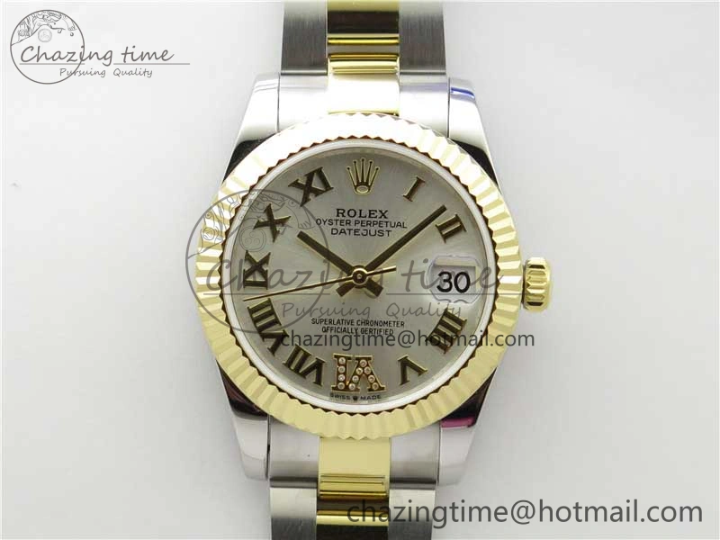 Datejust 31mm 278273 SS YG BP Maker Best Edition Silver Roman Dial on SS YG Oyster Bracelet