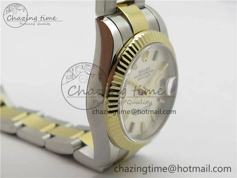 Datejust 31mm 278273 SS YG BP Maker Best Edition Silver Sticks Markers Dial on SS YG Oyster Bracelet
