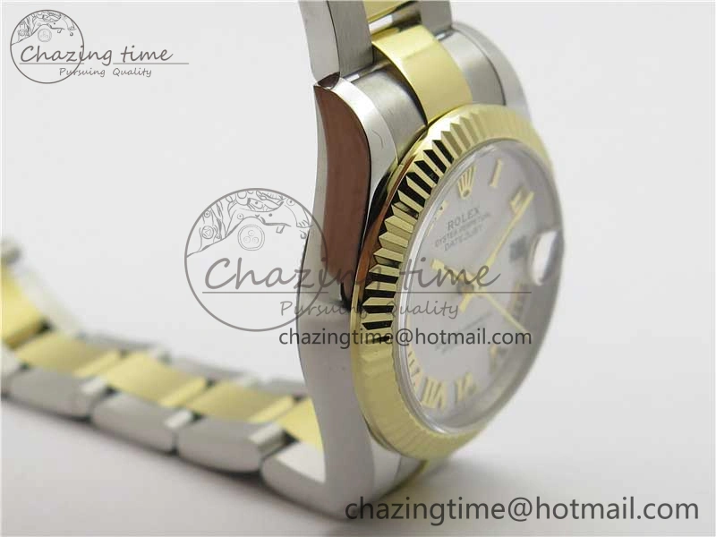 Datejust 31mm 278273 SS YG BP Maker Best Edition White Roman Dial on SS YG Oyster Bracelet