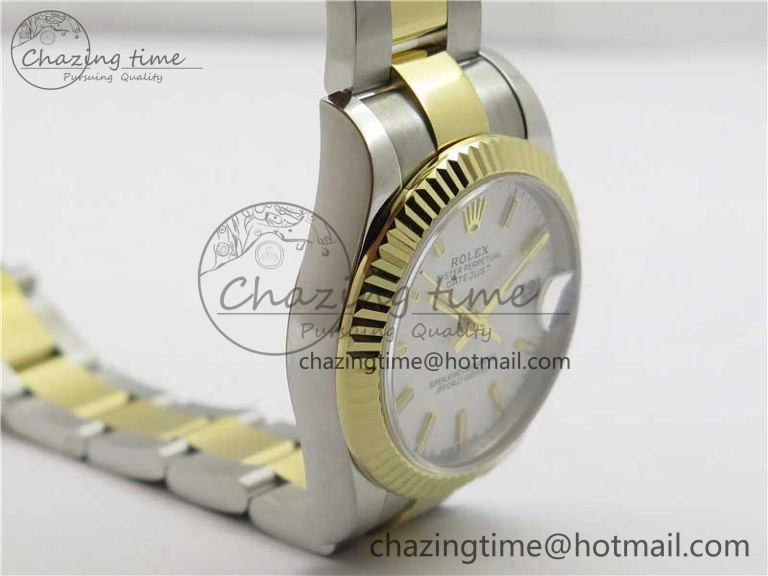 Datejust 31mm 278273 SS YG BP Maker Best Edition White Sticks Markers Dial on SS YG Oyster Bracelet