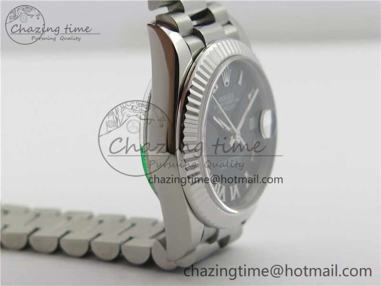 Datejust 31mm 278275 SS BP Maker Best Edition Black Roman Dial on SS President Bracelet
