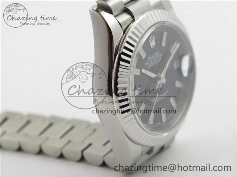 Datejust 31mm 278275 SS BP Maker Best Edition Black Stick Markers Dial on SS President Bracelet