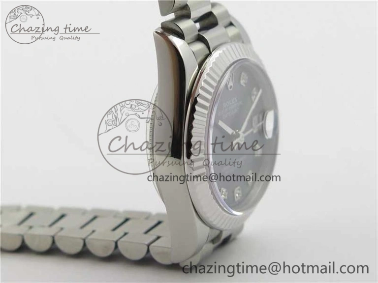 Datejust 31mm 278275 SS BP Maker Best Edition Gray MOP Crystals Markers Dial on SS President Bracelet