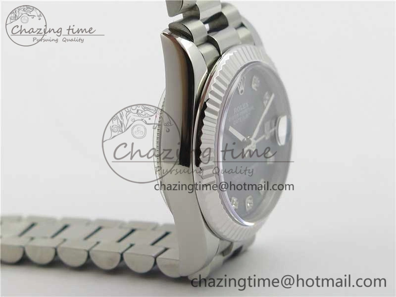 Datejust 31mm 278275 SS BP Maker Best Edition Gray MOP Crystals Markers Dial on SS President Bracelet