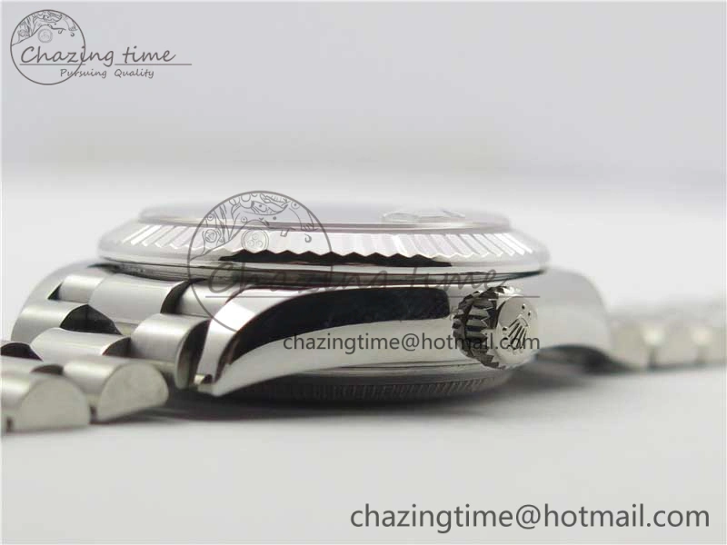 Datejust 31mm 278275 SS BP Maker Best Edition Gray Roman Dial on SS President Bracelet