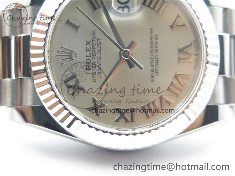 Datejust 31mm 278275 SS BP Maker Best Edition Silver Roman Dial on SS President Bracelet