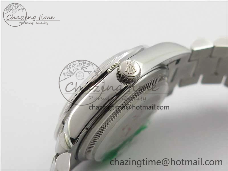 Datejust 31mm 278275 SS Crystal Bezel BP Maker Best Edition Gray Crystals Markers Dial on SS President Bracelet