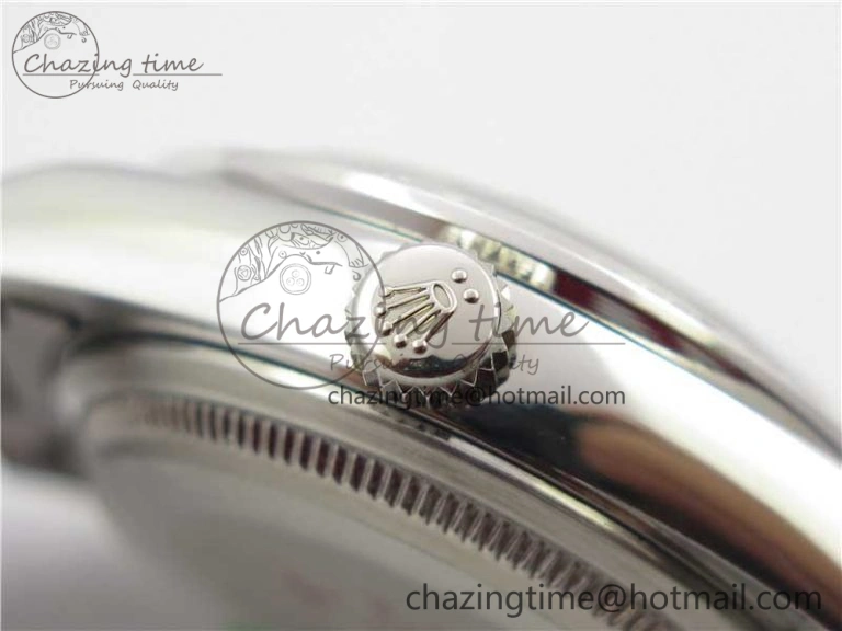 Datejust 31mm 278275 SS Crystal Bezel BP Maker Best Edition Gray Crystals Markers Dial on SS President Bracelet