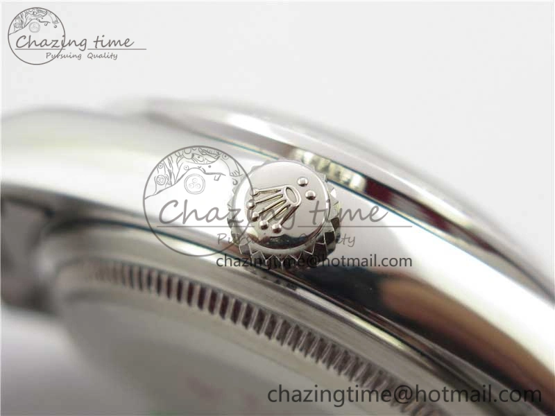 Datejust 31mm 278275 SS Crystal Bezel BP Maker Best Edition Gray Crystals Markers Dial on SS President Bracelet