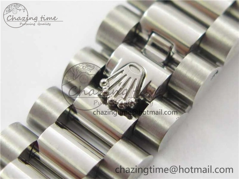 Datejust 31mm 278275 SS Crystal Bezel BP Maker Best Edition Gray Crystals Markers Dial on SS President Bracelet