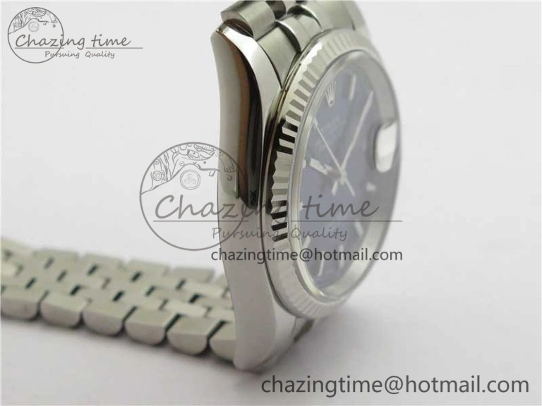 Datejust 36mm 116234 904L SS DJF 1:1 Best Edition Blue Dial Sticks Markers On SS Jubilee Bracelet A2824