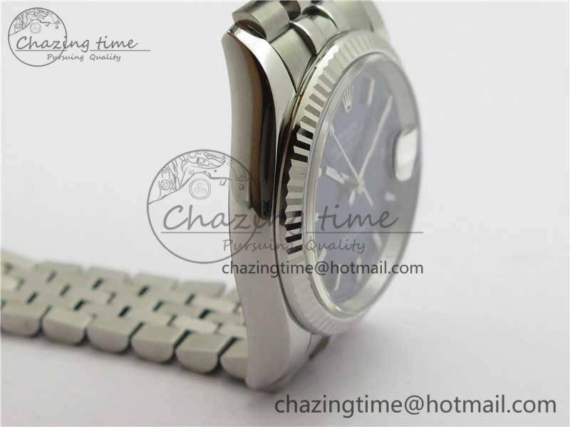 Datejust 36mm 116234 904L SS DJF 1:1 Best Edition Blue Dial Sticks Markers On SS Jubilee Bracelet A2824