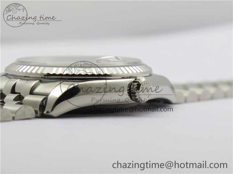 Datejust 36mm 116234 904L SS DJF 1:1 Best Edition Gray Dial Sticks Markers On SS Jubilee Bracelet A2824