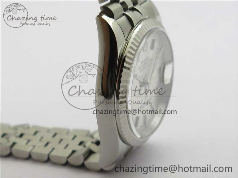 Datejust 36mm 116234 904L SS DJF 1:1 Best Edition Silver Dial Sticks Markers On SS Jubilee Bracelet A2824