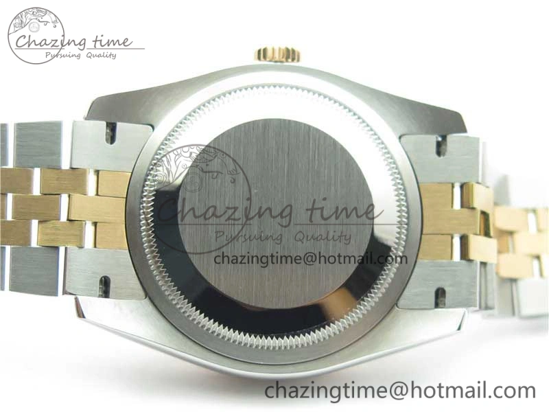 Datejust 36mm 116234 904L SS RG DJF 1:1 Best Edition Brown Dial Diam Markers On SS RG Jubilee Bracelet A2824