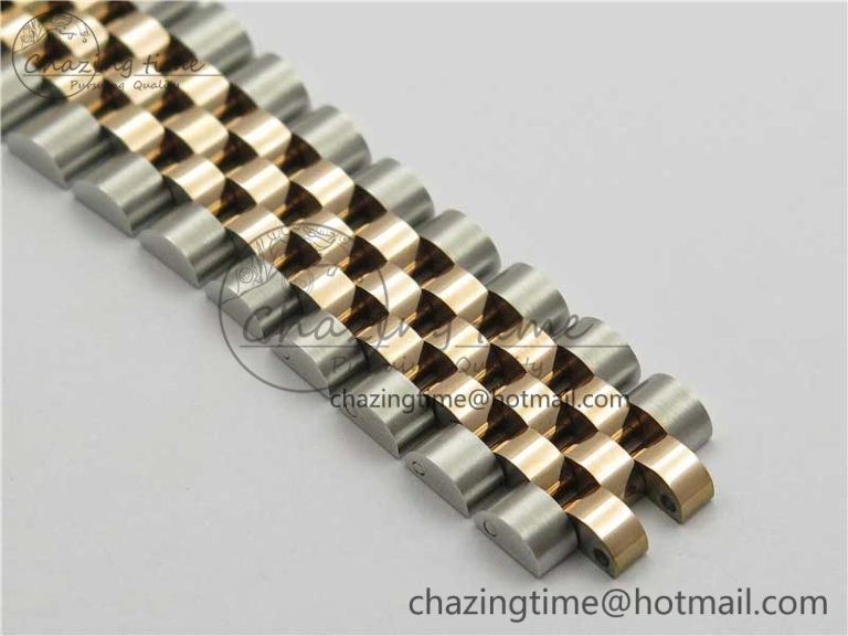 Datejust 36mm 116234 904L SS RG DJF 1:1 Best Edition Brown Dial Diam Markers On SS RG Jubilee Bracelet A2824