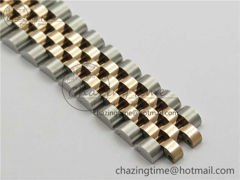 Datejust 36mm 116234 904L SS RG DJF 1:1 Best Edition Brown Dial Diam Markers On SS RG Jubilee Bracelet A2824