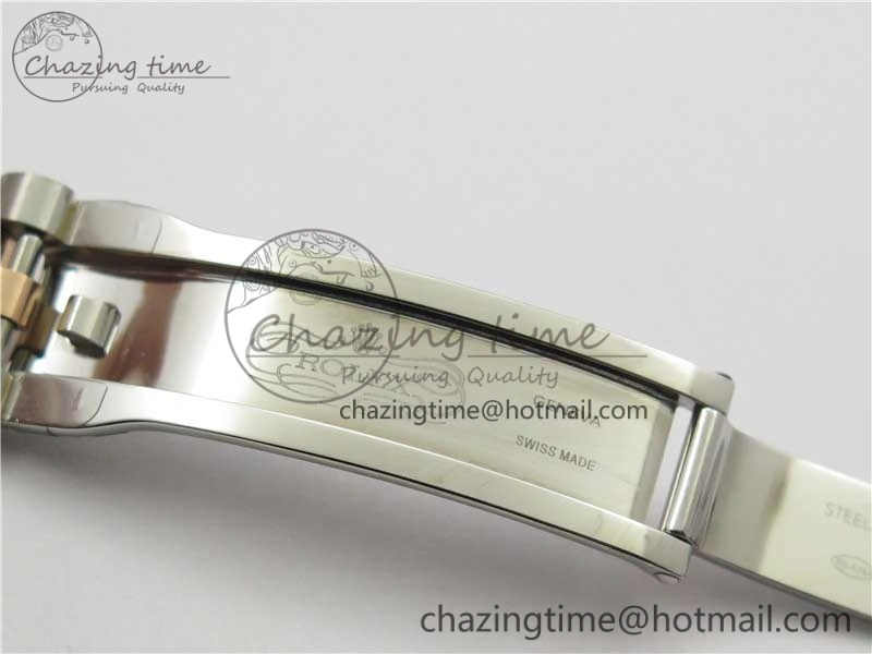 Datejust 36mm 116234 904L SS RG DJF 1:1 Best Edition Brown Dial Diam Markers On SS RG Jubilee Bracelet A2824