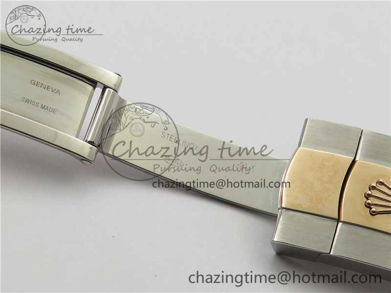 Datejust 36mm 116234 904L SS RG DJF 1:1 Best Edition Brown Dial Diam Markers On SS RG Jubilee Bracelet A2824