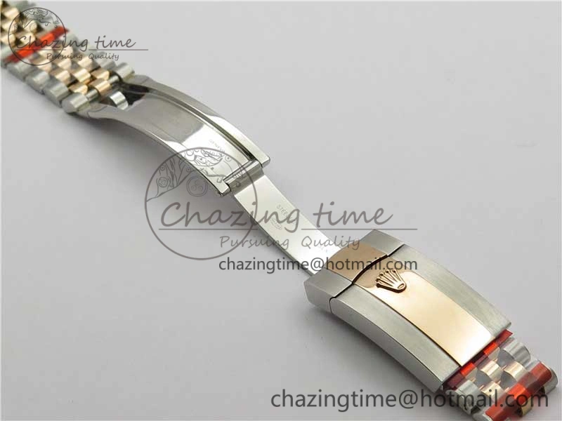 Datejust 36mm 116234 904L SS RG DJF 1:1 Best Edition Brown Dial Diam Markers On SS RG Jubilee Bracelet A2824