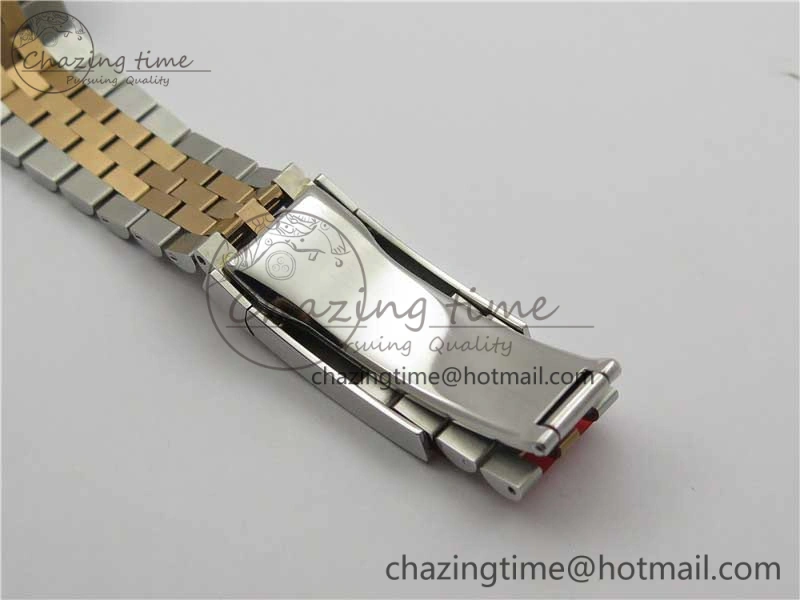 Datejust 36mm 116234 904L SS RG DJF 1:1 Best Edition Brown Dial Diam Markers On SS RG Jubilee Bracelet A2824