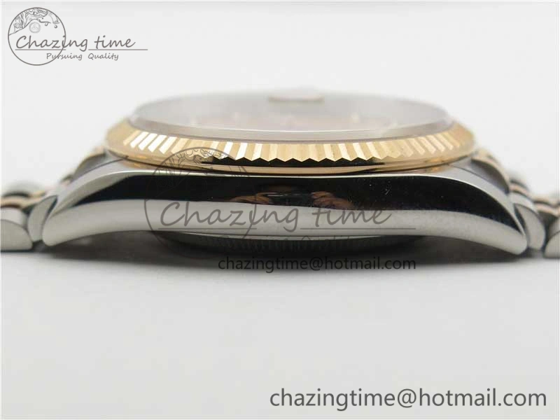 Datejust 36mm 116234 904L SS RG DJF 1:1 Best Edition RG Dial Diam Markers On SS RG Jubilee Bracelet A2824