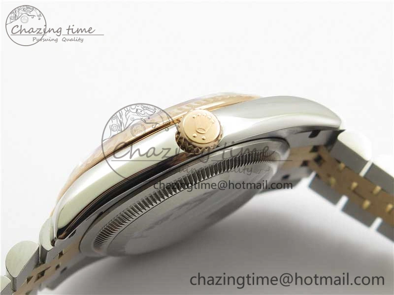 Datejust 36mm 116234 904L SS RG DJF 1:1 Best Edition RG Dial Diam Markers On SS RG Jubilee Bracelet A2824