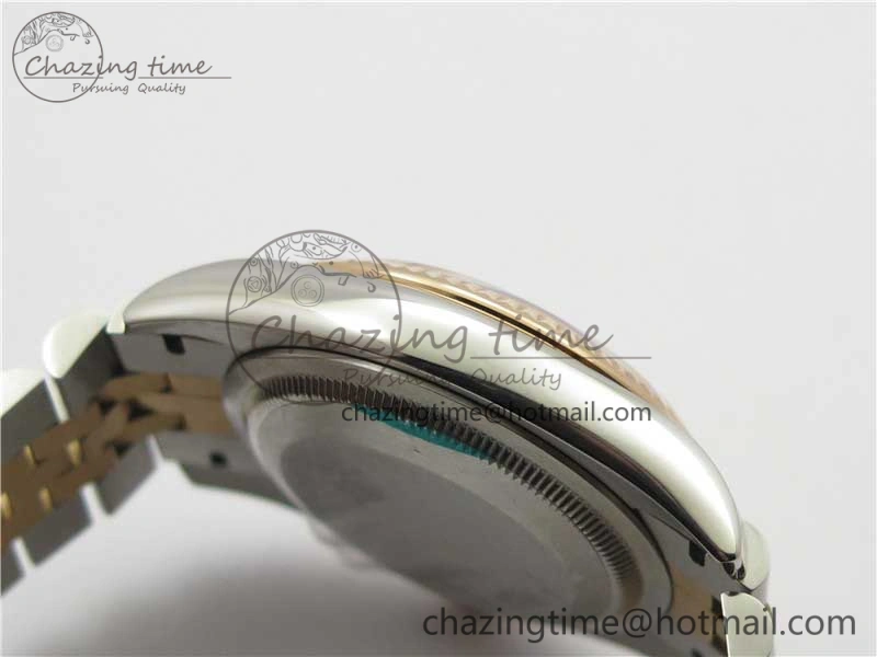 Datejust 36mm 116234 904L SS RG DJF 1:1 Best Edition RG Dial Diam Markers On SS RG Jubilee Bracelet A2824