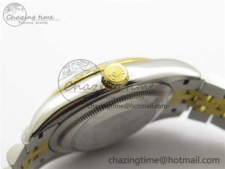 Datejust 36mm 116234 904L SS YG DJF 1:1 Best Edition Yellow Dial Diam Markers On SS YG Jubilee Bracelet A2824