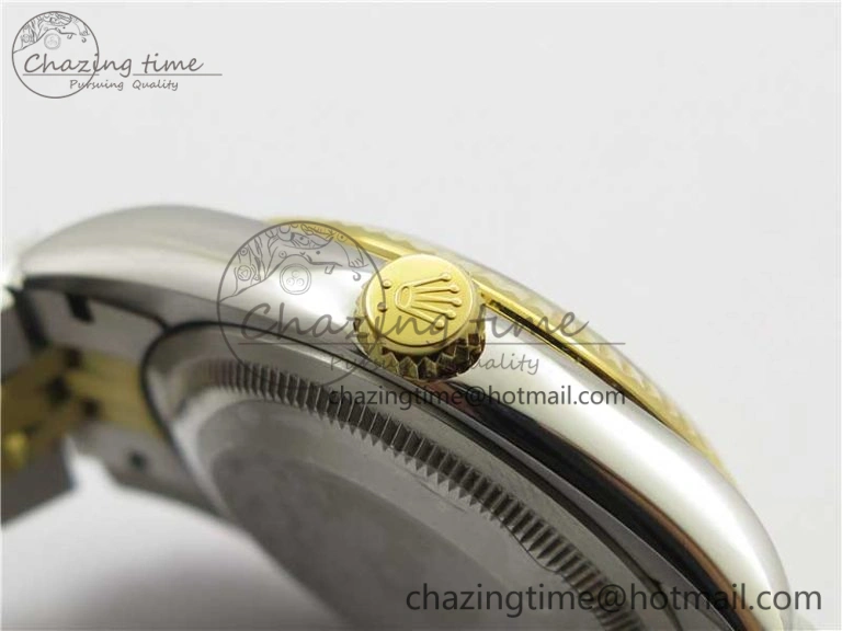 Datejust 36mm 116234 904L SS YG DJF 1:1 Best Edition Yellow Dial Diam Markers On SS YG Jubilee Bracelet A2824