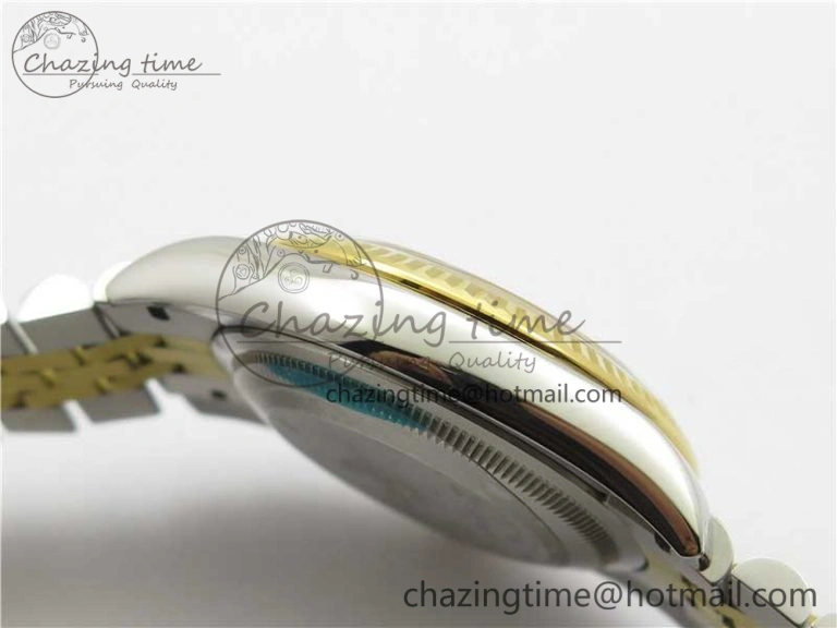 Datejust 36mm 116234 904L SS YG DJF 1:1 Best Edition Yellow Dial Diam Markers On SS YG Jubilee Bracelet A2824