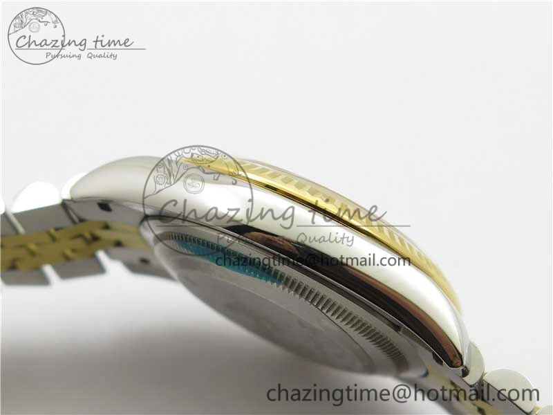 Datejust 36mm 116234 904L SS YG DJF 1:1 Best Edition Yellow Dial Diam Markers On SS YG Jubilee Bracelet A2824