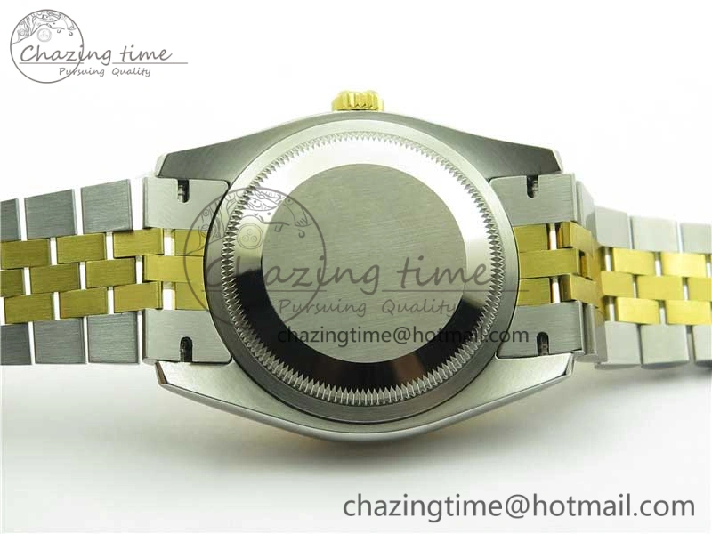 Datejust 36mm 116234 904L SS YG DJF 1:1 Best Edition Yellow Dial Diam Markers On SS YG Jubilee Bracelet A2824