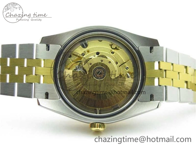 Datejust 36mm 116234 904L SS YG DJF 1:1 Best Edition Yellow Dial Diam Markers On SS YG Jubilee Bracelet A2824