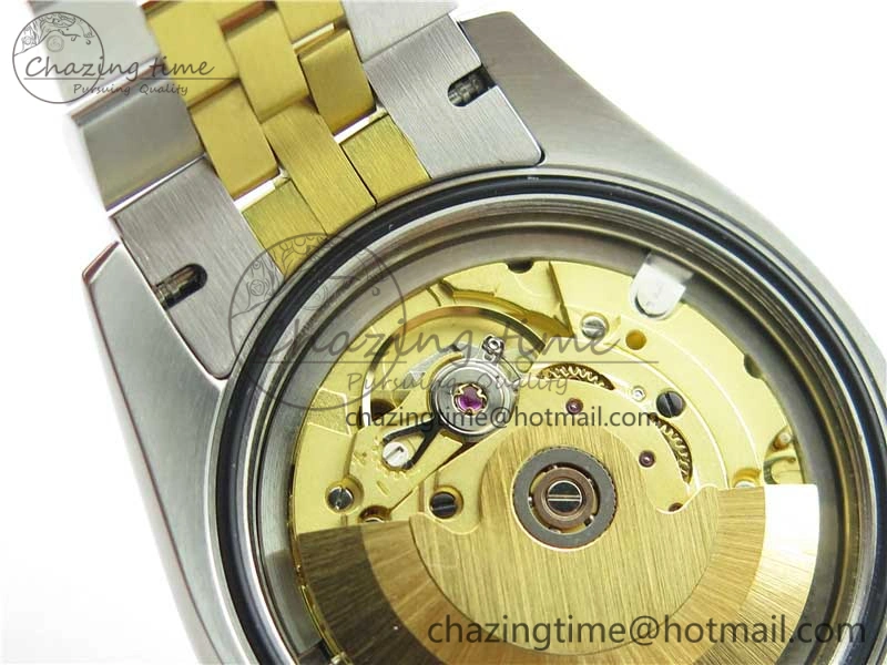 Datejust 36mm 116234 904L SS YG DJF 1:1 Best Edition Yellow Dial Diam Markers On SS YG Jubilee Bracelet A2824